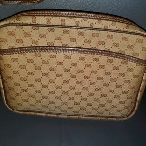 Vintage Gucci Cloth Bag with Strap